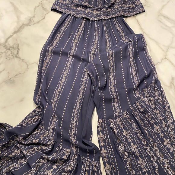 Japan Wide Leg Hippy bohemian Jumpsuit - Picture 2 of 11